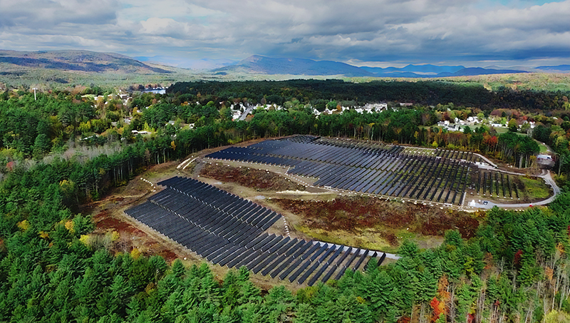 PureSky Energy Heath Brook Solar Farm in New York