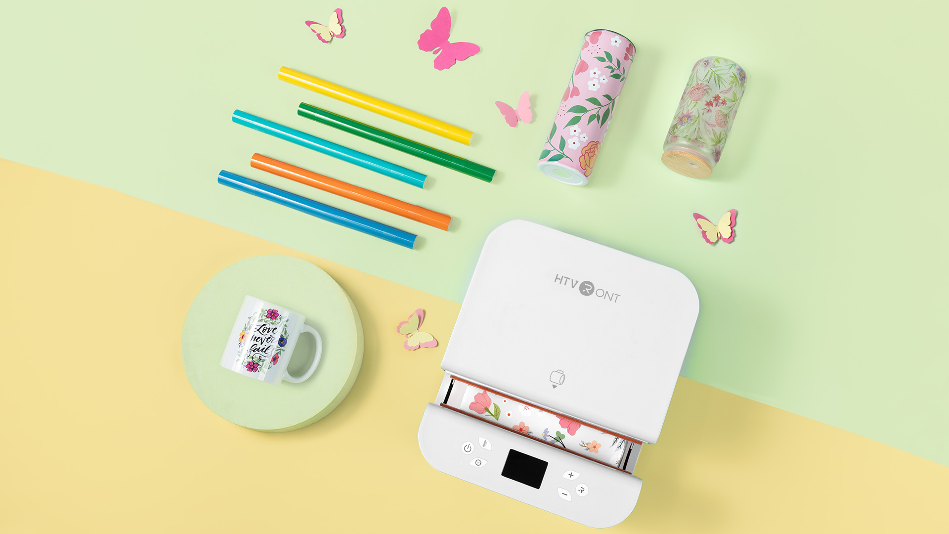 HTVRONT Auto Tumbler Heat Press