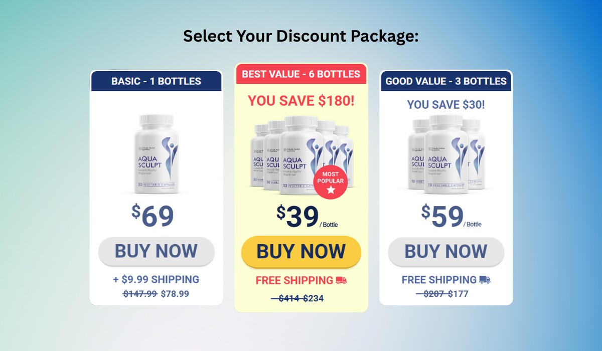Aqua Sculpt Pricing