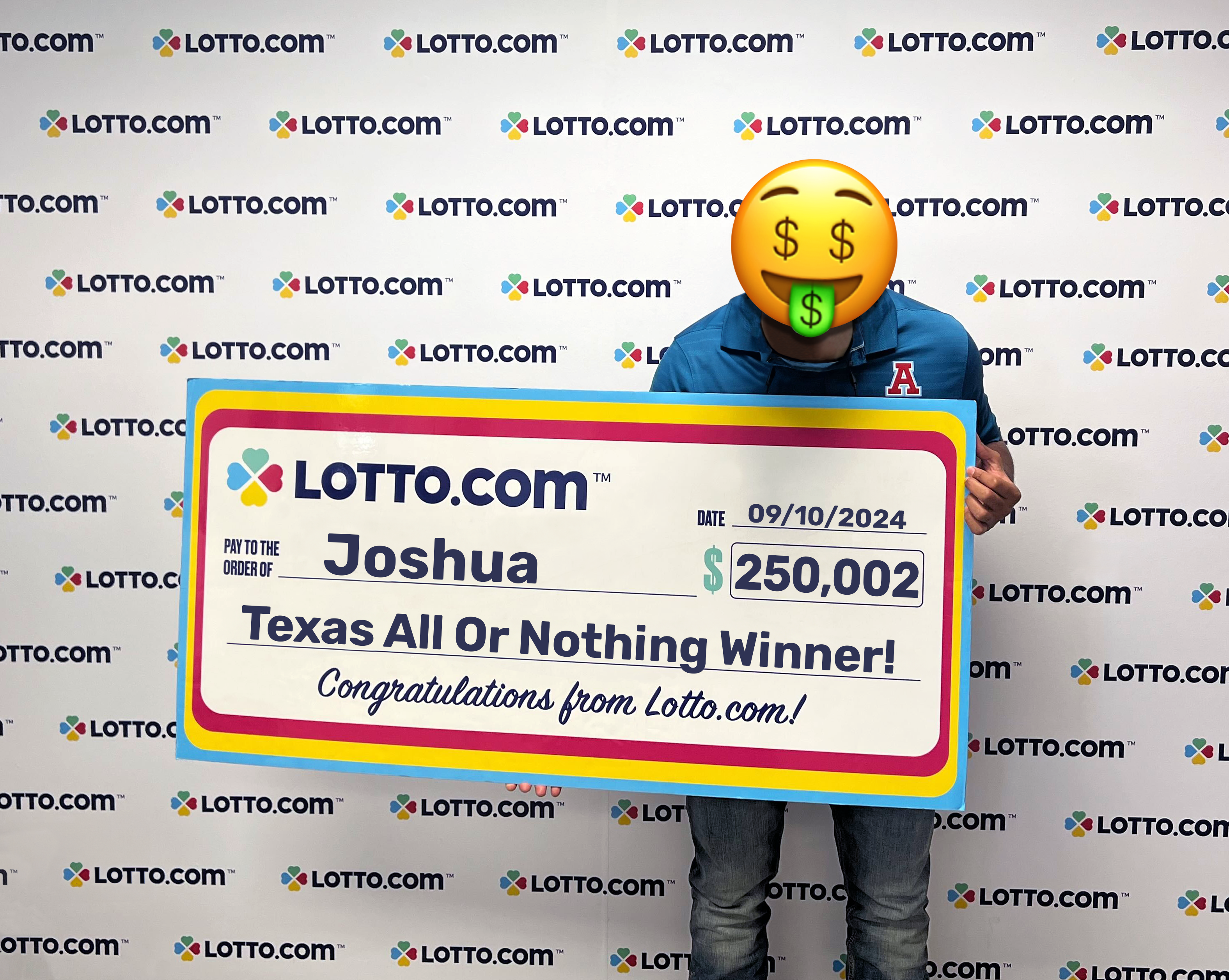 Congratulations to our Texas All Or Nothing $250k jackpot winner!