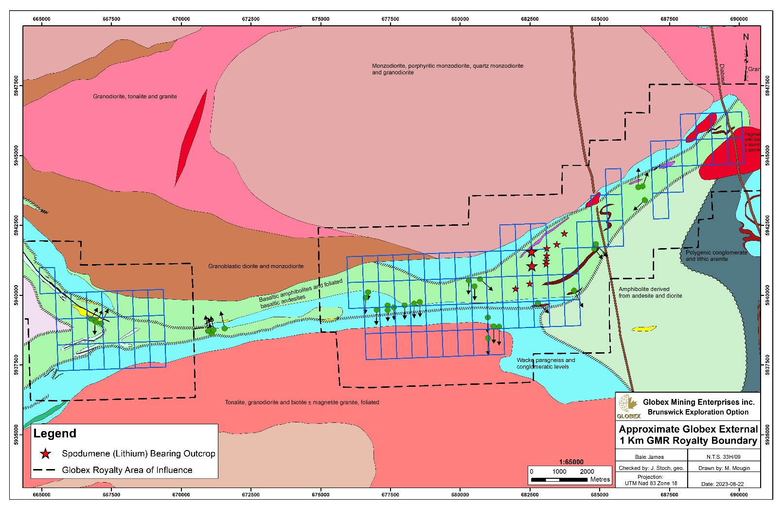 LAC ESCALE GEOLOGY MAP