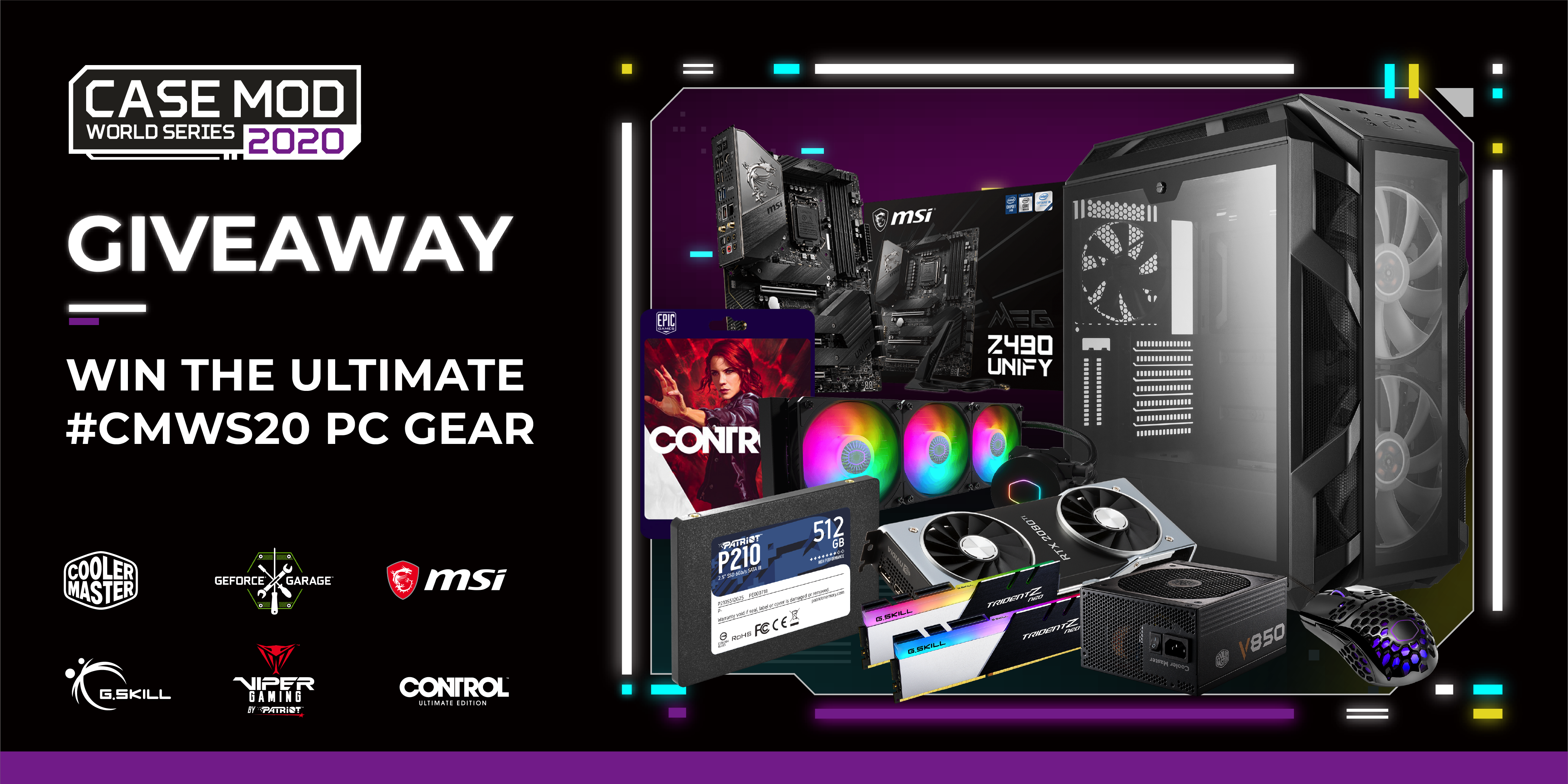 Case Mod World Series 2020 PC Gear Giveaway begins