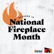 October is National Fireplace Month. 