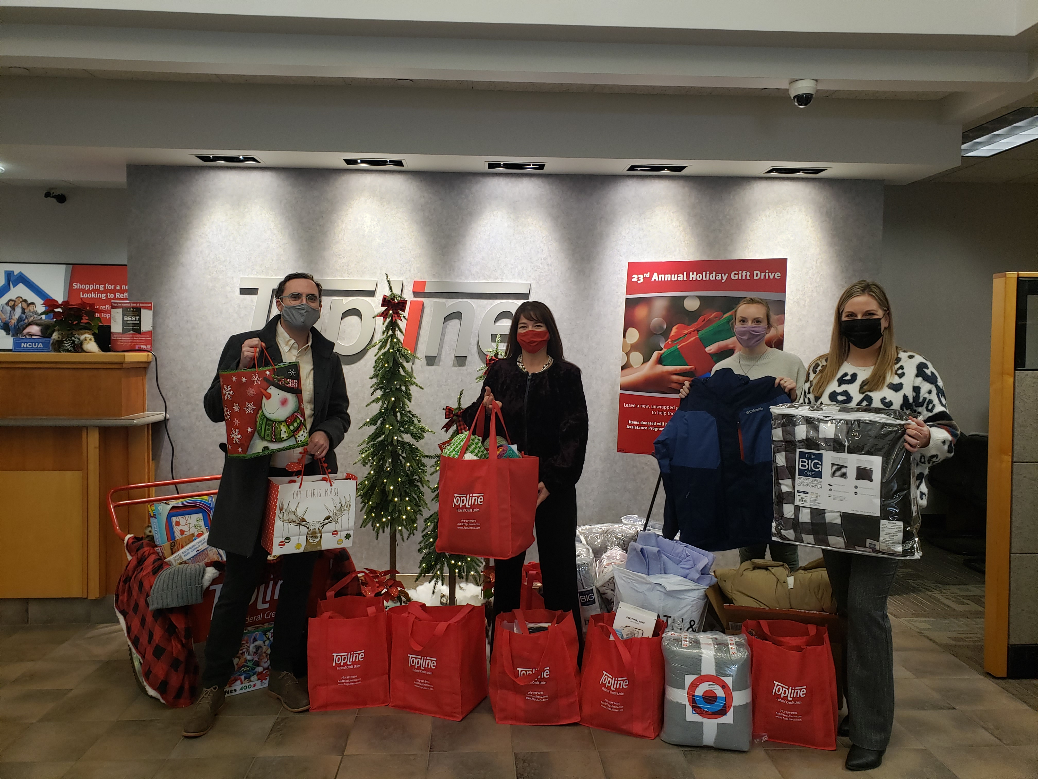 TopLine Federal Credit Union Holiday Gift Drive