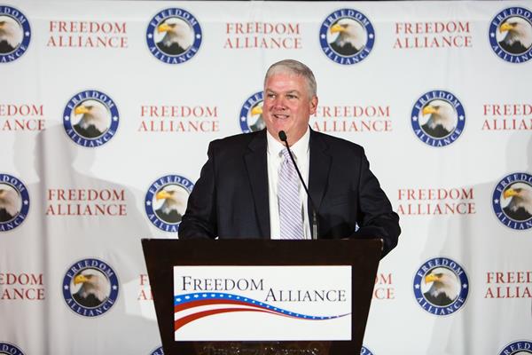 Picture is Freedom Alliance President Tom Kilgannon.