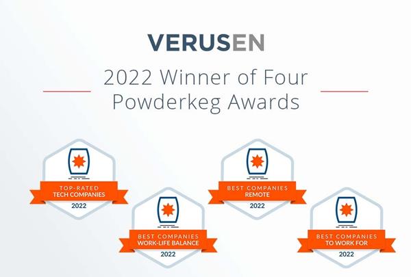 Verusen Wins Four 2022 Powderkeg Unvalley Awards