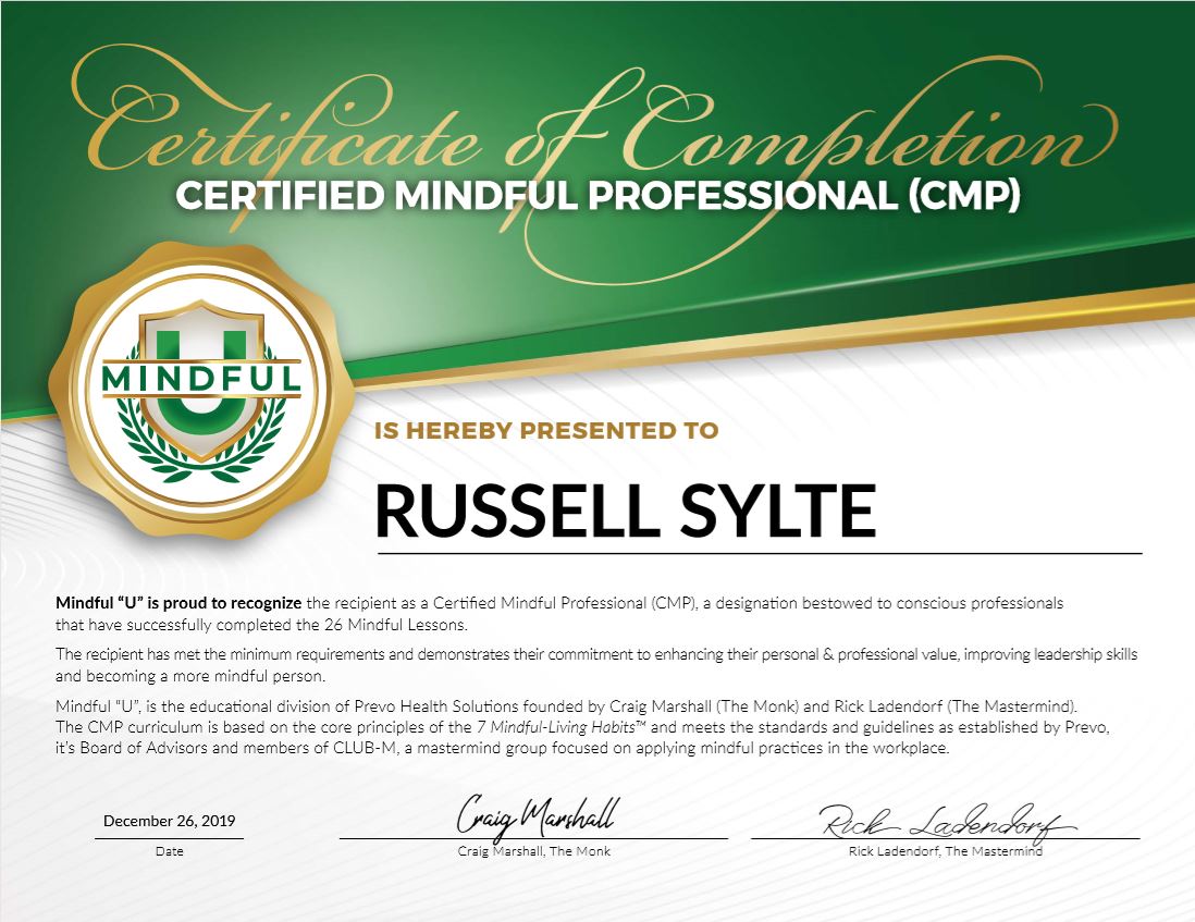 Hacienda Golf Club - Russell Sylte CMP Graduate 2020