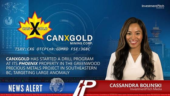 CanXGold has started a drill program at its Phoenix Property in the Greenwood Precious Metals project in southeastern, BC, targeting large anomaly: CanXGold has started a drill program at its Phoenix Property in the Greenwood Precious Metals project in southeastern, BC, targeting large anomaly