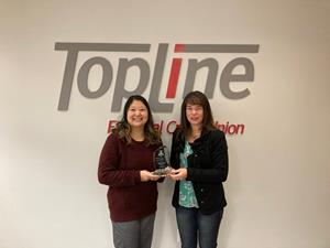TopLine and LSS with Desjardins Financial Education Honorable Mention Award