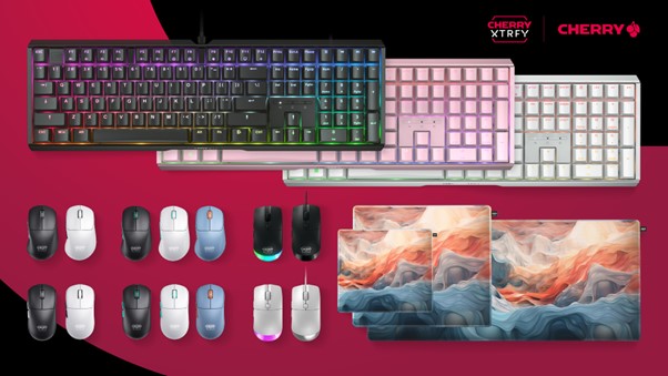 CHERRY XTRFY’s latest high-performance keyboards, mice and microphones for gamers are available now.