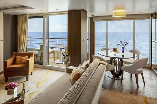 The Crystal Penthouse Suite on the Crystal Symphony