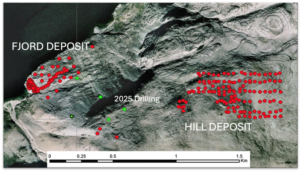 Fjord and Hill Deposits and 2025 Diamond Drilling Program