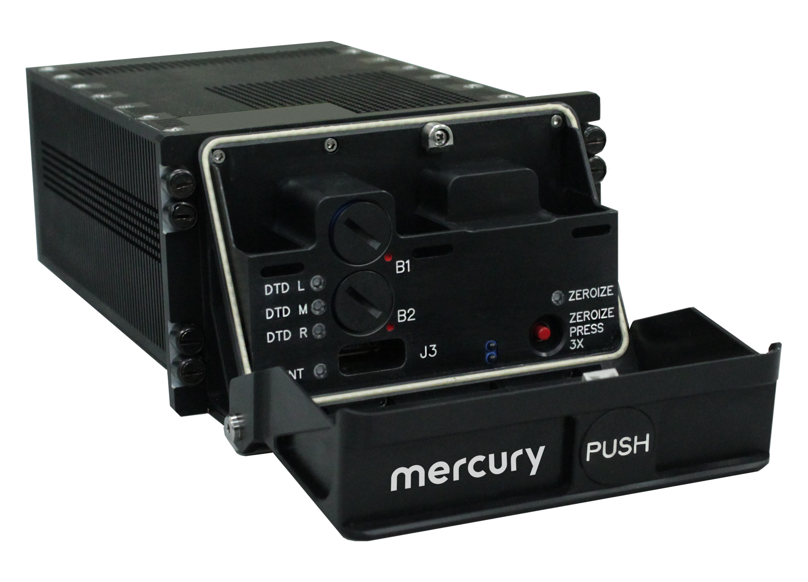 Mercury’s Advanced Data Transfer System (ADTS)  is a field-proven, secure, modular, rugged system that transfers data at 100 MB/s+ SATA speeds and simplifies data transfer between air and ground platforms.