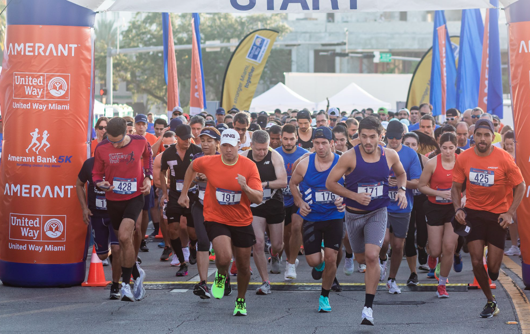 Amerant Bank 5k, Benefitting United Way Miami to Take Place January 22, 2023