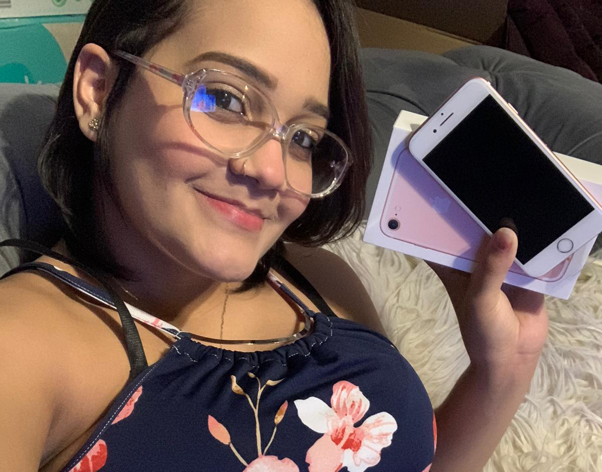 An expectant mom was thankful to receive an iPhone at no cost to her, and can now stay in touch with her Nurse-Family Partnership nurse as she prepares to give birth.