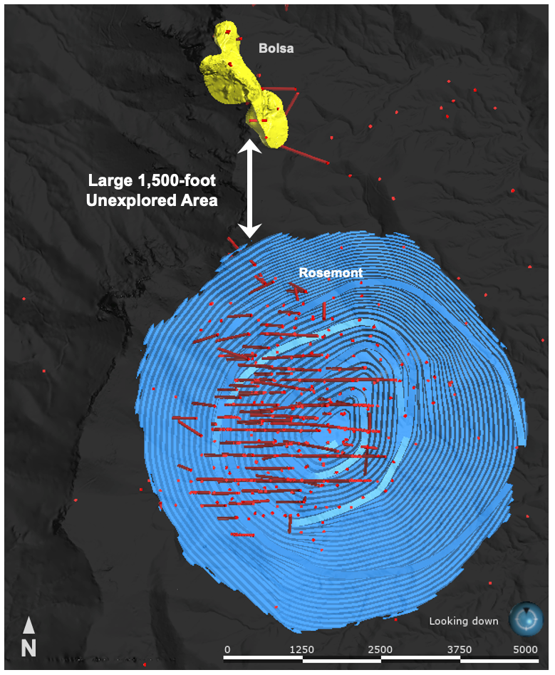 Figure 5: Potential for Continuity between Rosemont and Bolsa