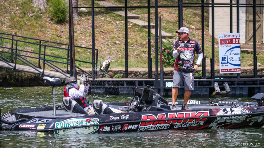 Thrift Extends Lead at Day Two of Professional Bass