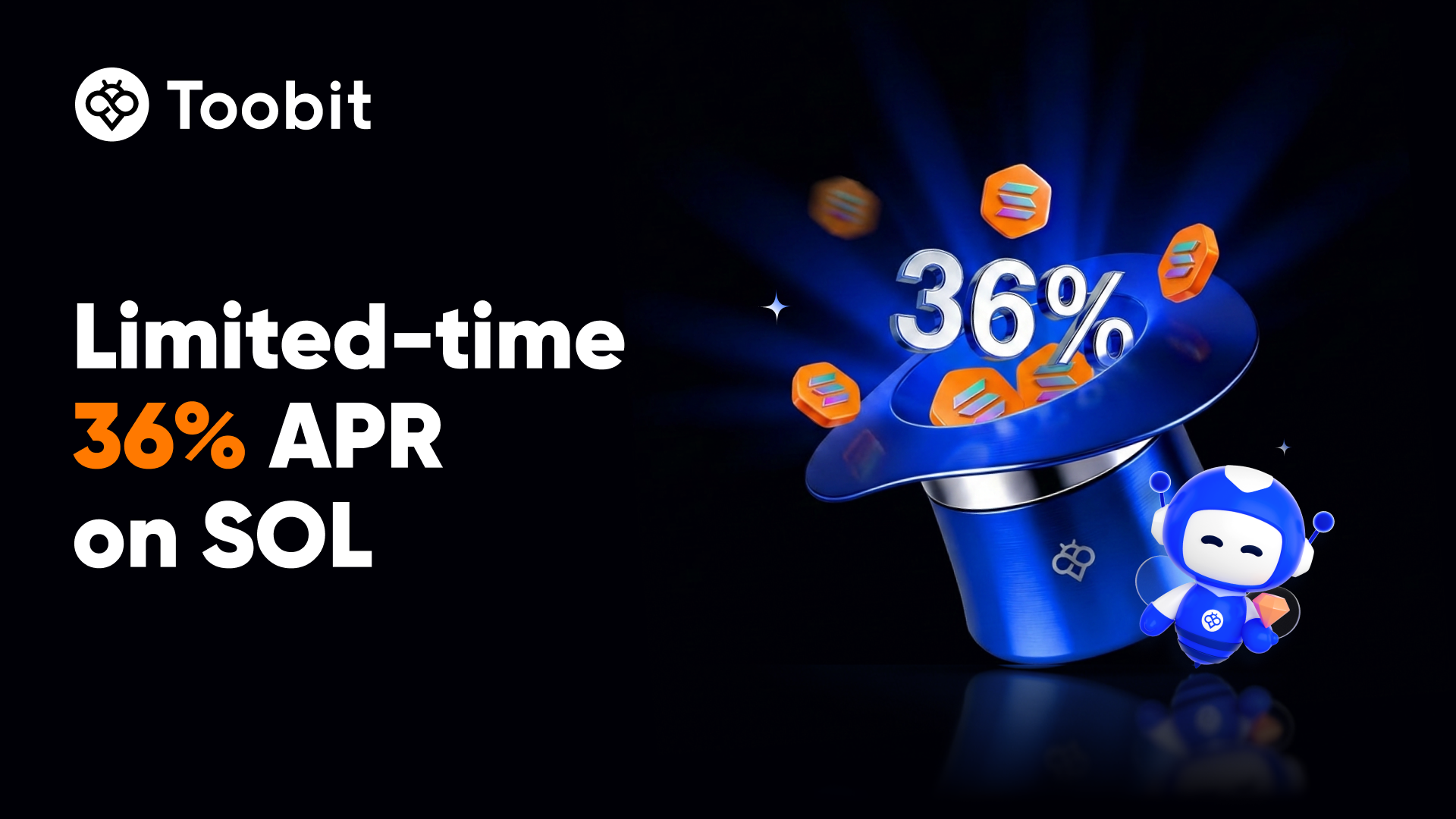 Toobit Adds 36% APR on Solana (SOL) to High-Yield Earn Series