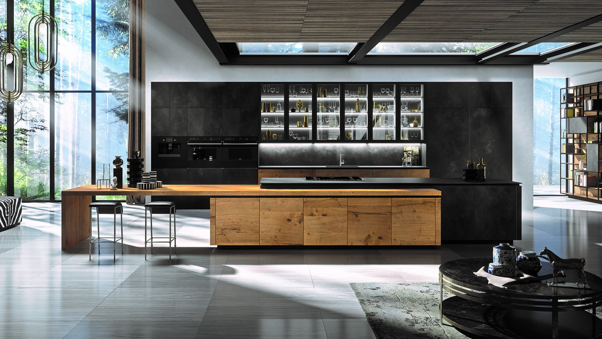 H01 ELEGANTE Bespoke Heartwood kitchen, chosen by The European Centre for Architecture Art Design and Urban Studies and The Chicago Athenaeum: Museum of Architecture and Design among hundreds of submissions from around the world as a winner of the 2019 GREEN GOOD DESIGN Award. 