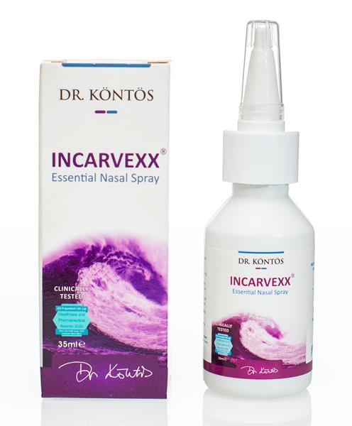 Dr. Kontos' Incarvexx Essential Nasal Spray Coming to America