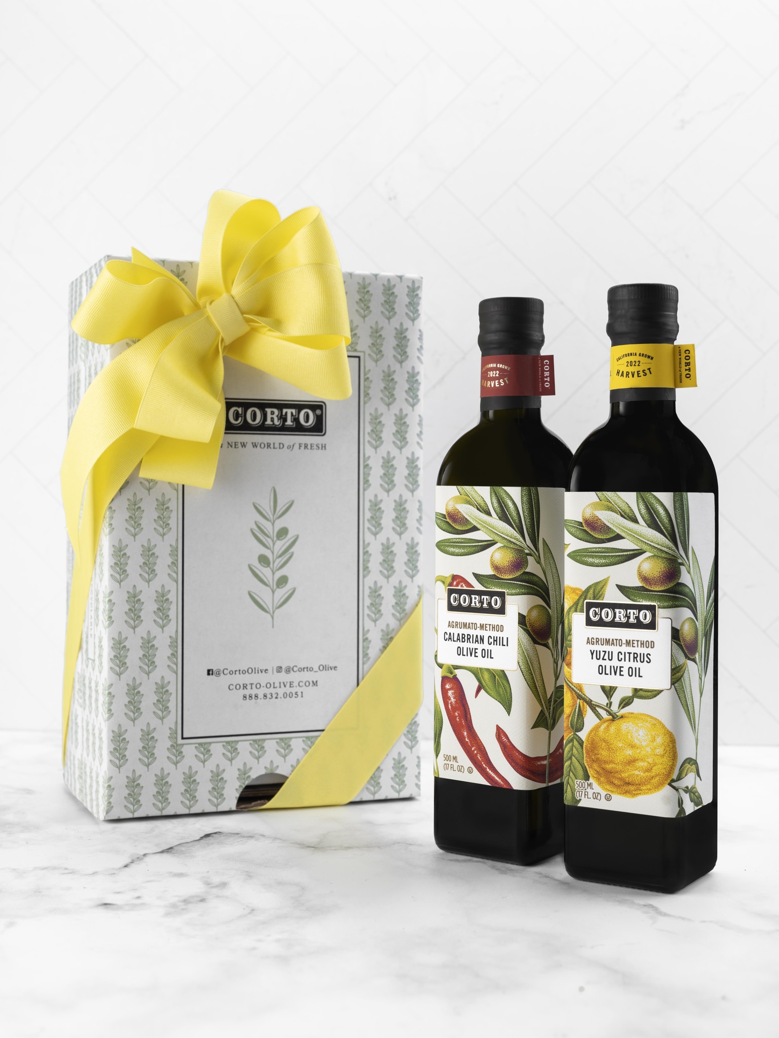 Corto Yuzu Citrus + Calabrian Chili Olive Oil Box Set 