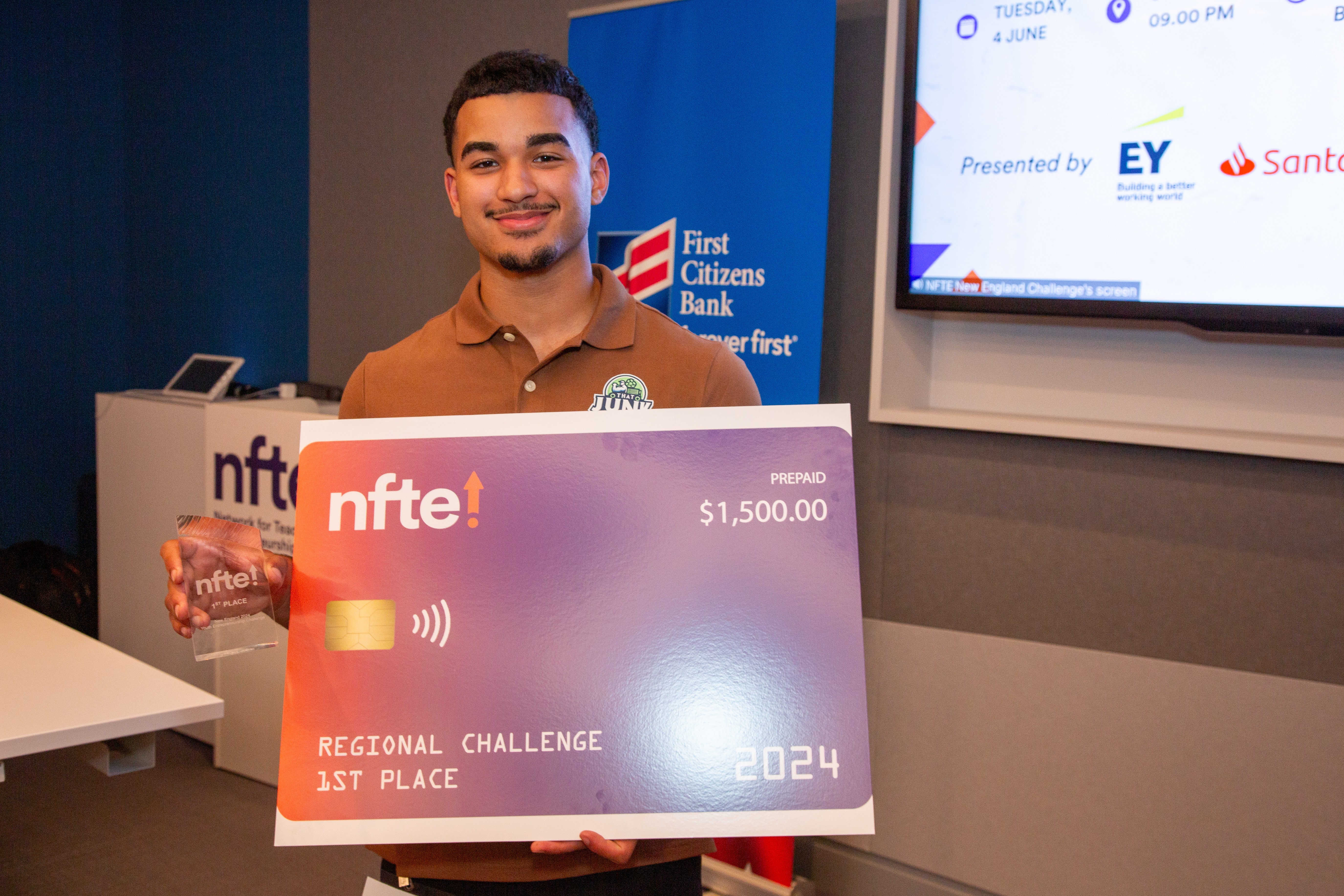 NFTE New England Youth Entrepreneurship Challenge Champion