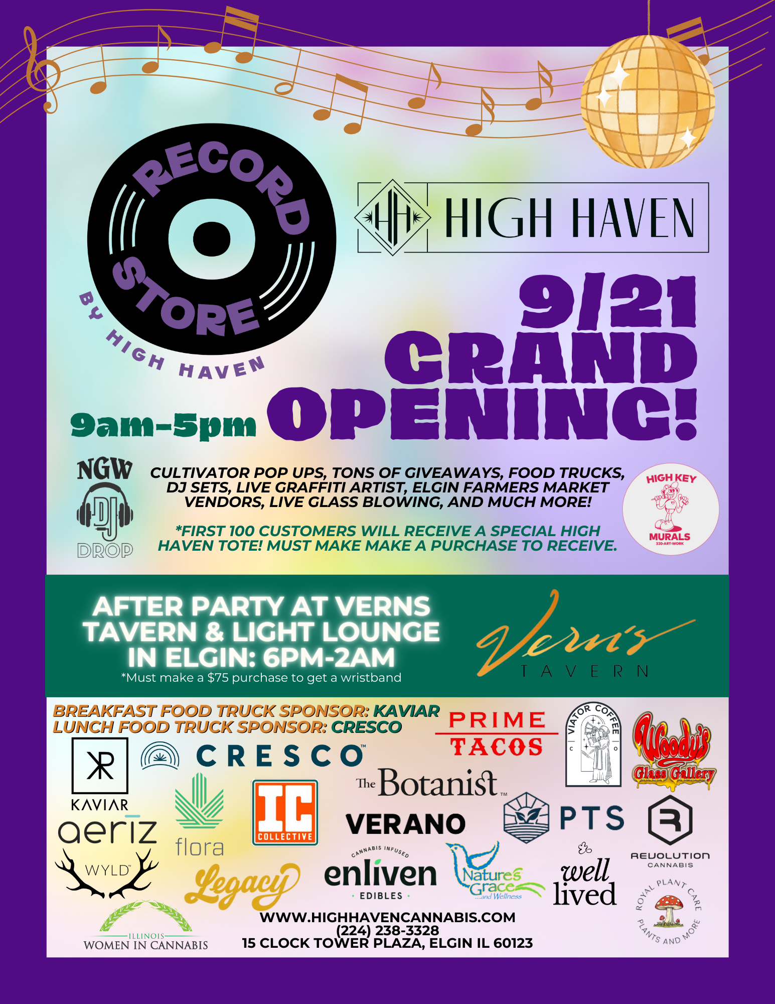 Elgin Opening Flyer