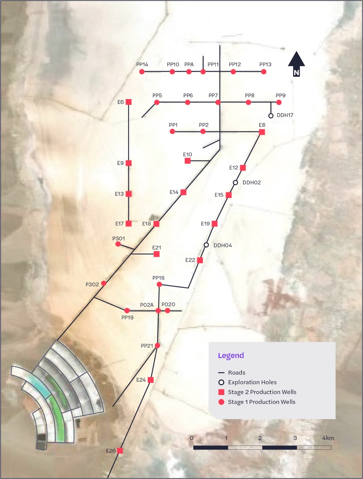 Olaroz well locations