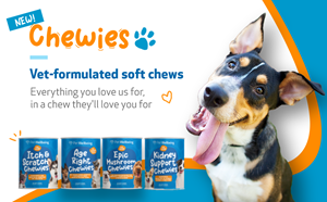 Pet Wellbeing NEW Chewies chewable supplements