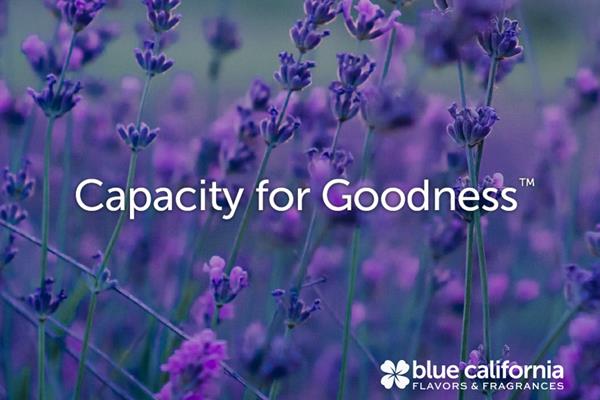 Capacity for Goodness - Blue California Flavors & Fragrances