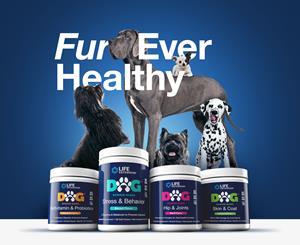 Life Extension® DOG Pet Supplements are delicious soft chews for dogs that are made with the same quality and attention to detail as all our supplements. These Fur-Ever healthy formulas are perfect for dogs of all breeds, shapes and sizes! Whether you’re looking for a dog multivitamin or a skin and coat supplement for dogs, we’ve got what you need to keep those tails wagging.