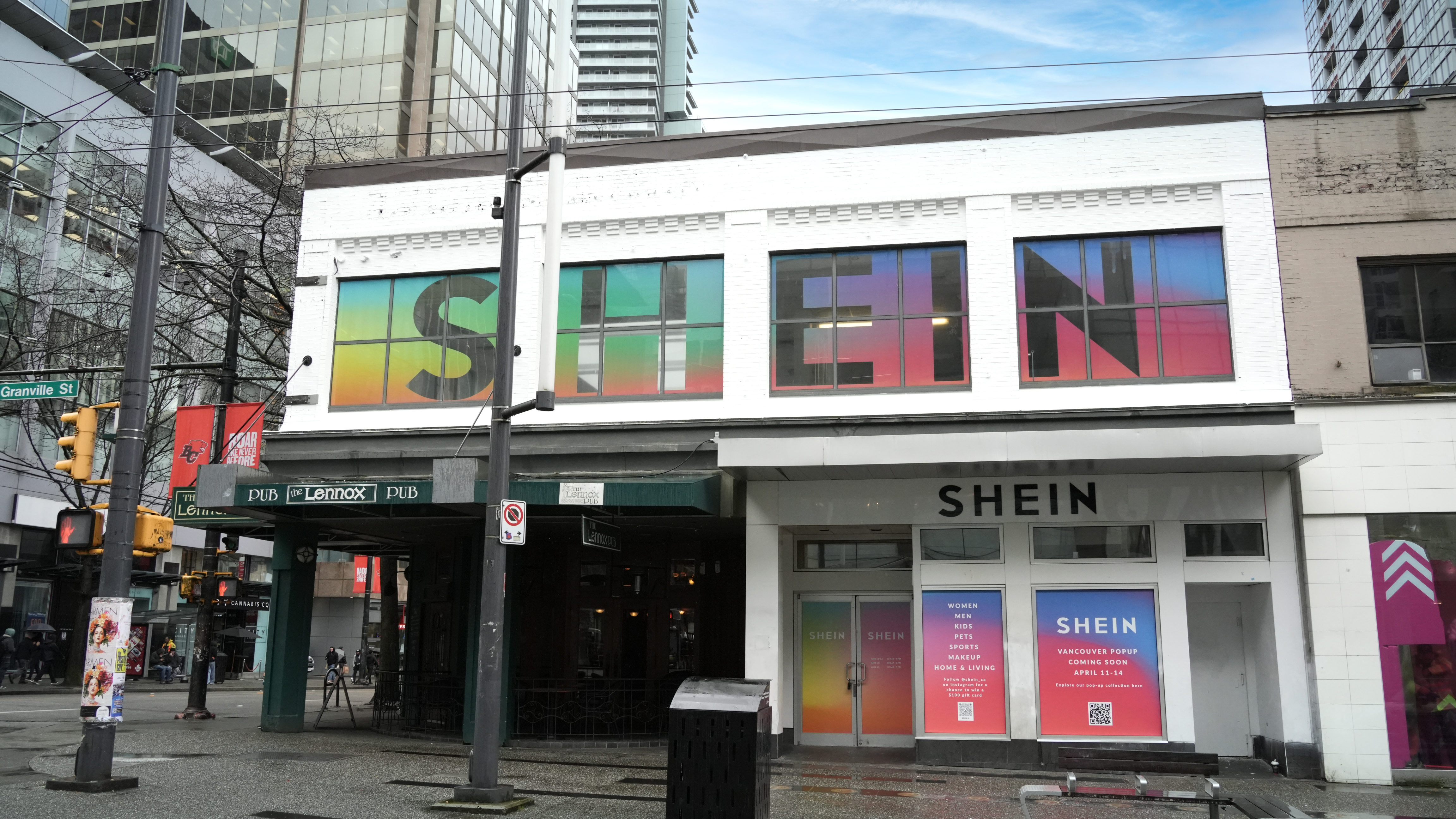 SHEIN's first-ever pop-up store in Vancouver, Canada