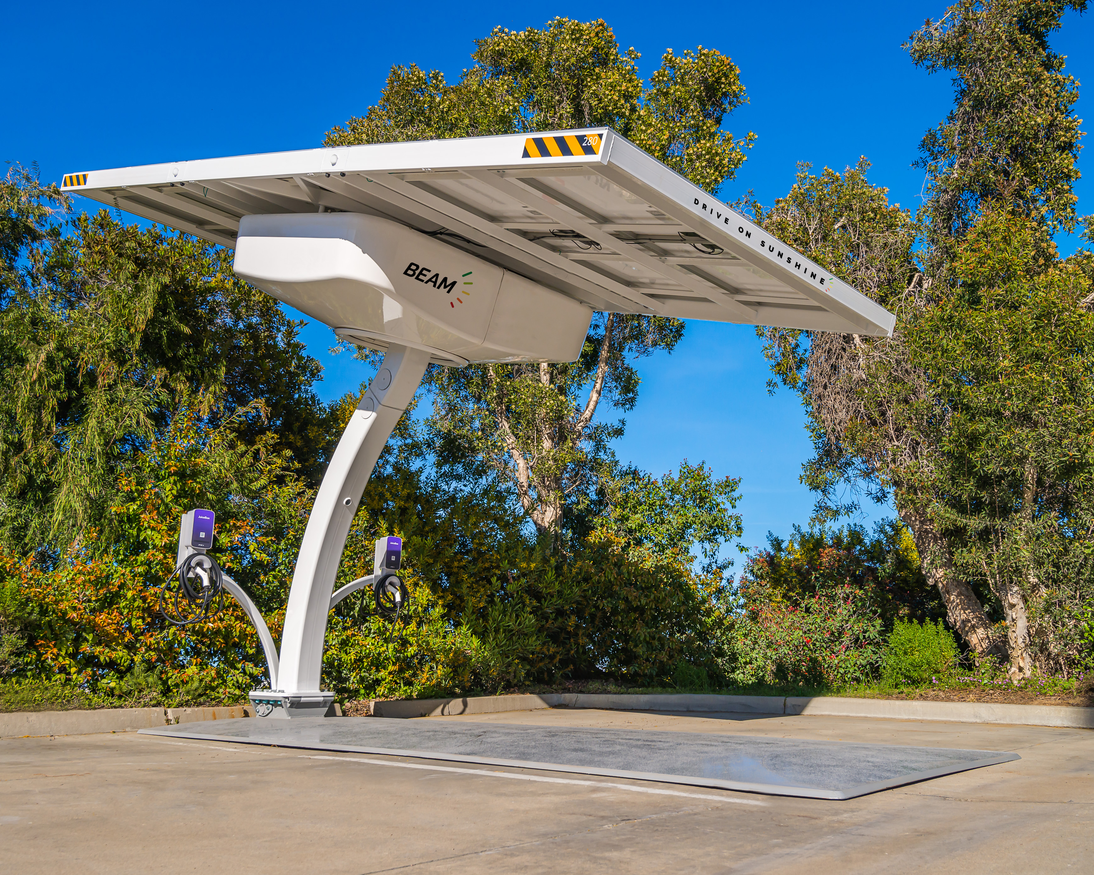 Beam EV ARC™ Sustainable EV Charging Systems Deploy in Minutes Not Months
