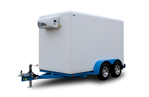 Polar King Mobile refrigerated trailers are designed and engineered specifically for outdoor and over-the-road use. PKM’s 100% seamless fiberglass design provides a continuous surface with rounded insulated corners to promote a sanitary environment.