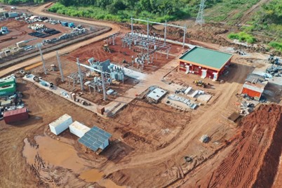 HV substation construction work overview