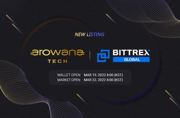 Arowana (ARW) Is Now Officially Listed on Bittrex Global 1