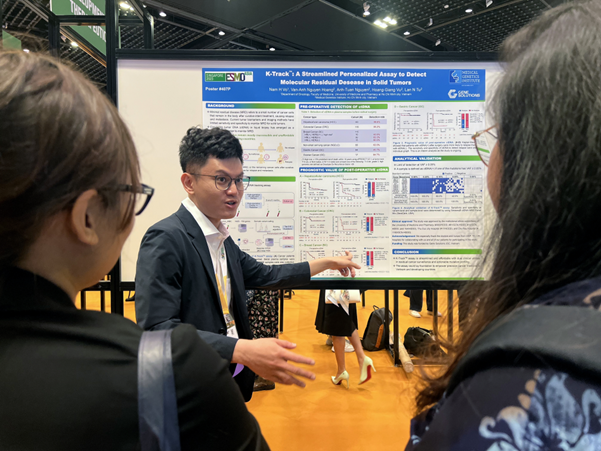 Dr. Vo Hoai Nam’s report at ESMO Asia 2023 draw attention from experts and doctors