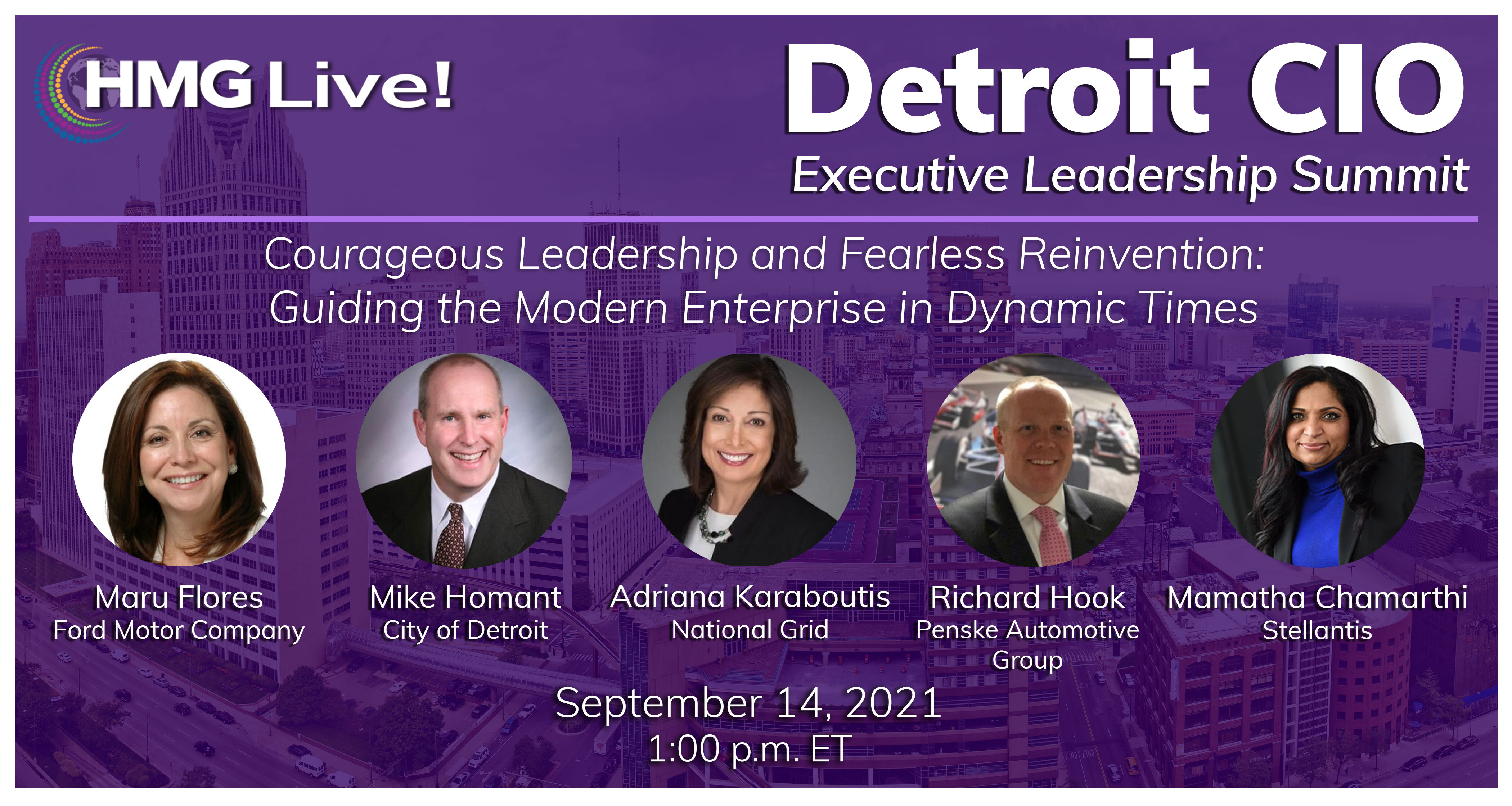 The 2021 HMG Live! Detroit CIO Executive Leadership Summit