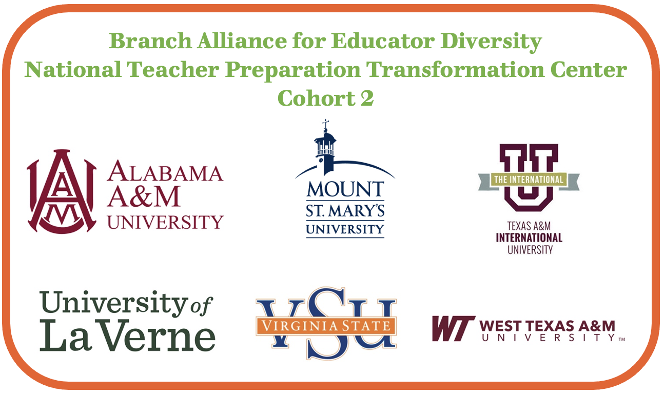 Alabama A&M University, Mount Saint Mary’s University, Texas A&M International University, University of La Verne, Virginia State University and West Texas A&M University comprise Teacher Transformation Center’s Second Cohort.