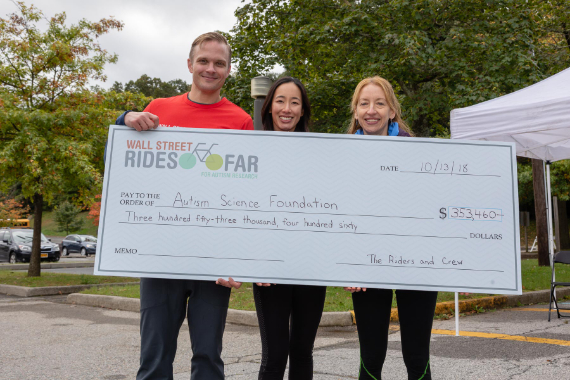 Left to right: Bryan Harkins, Melissa Harkins and Alison Singer