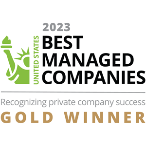 2023 Best Managed Companies Gold Winner Logo
