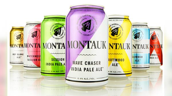 Best-Selling Craft Beers Lineup by Montauk Brewing Co.