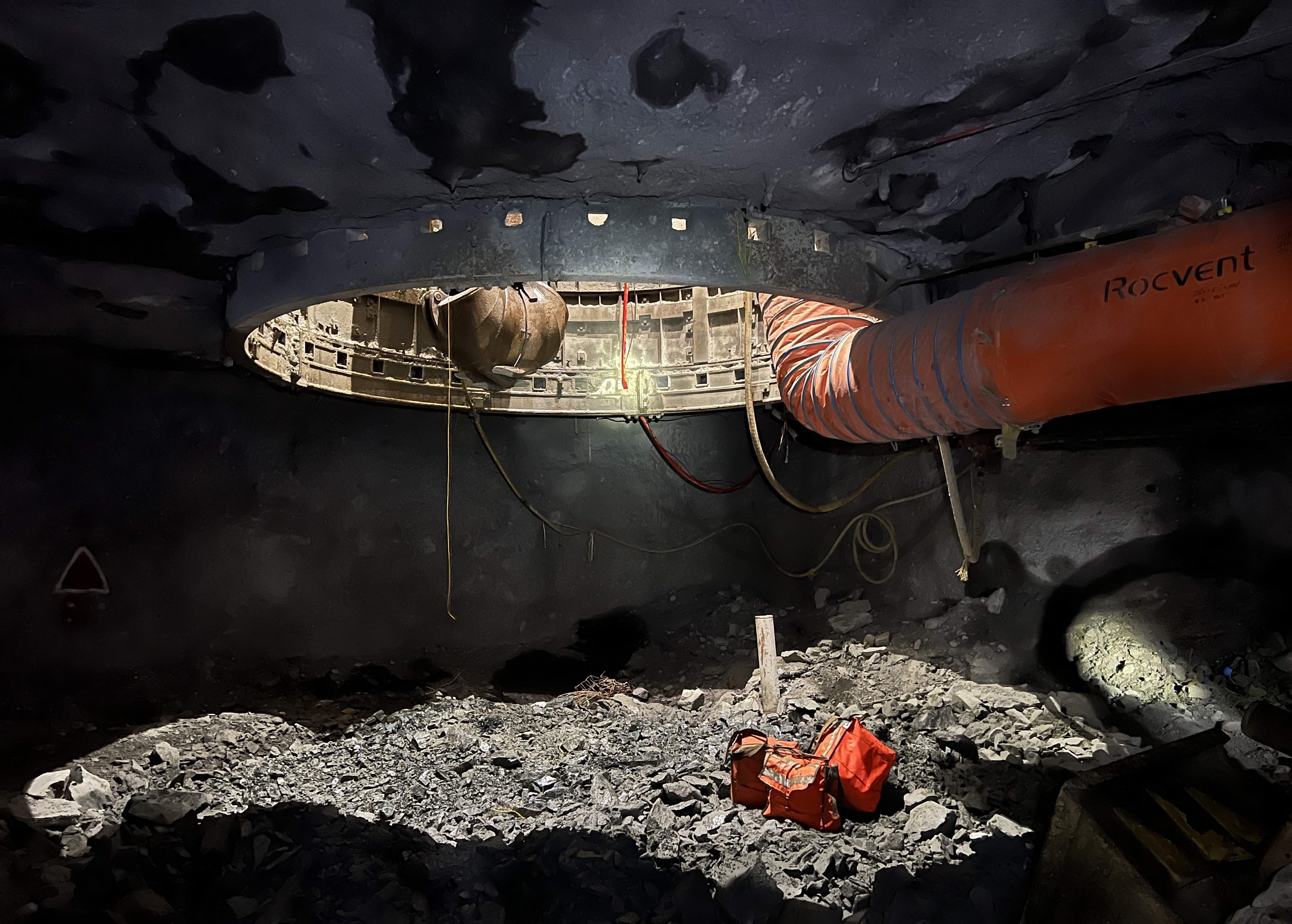 Island Gold 1350L shaft station (depth of 1,350 m) - October 2025