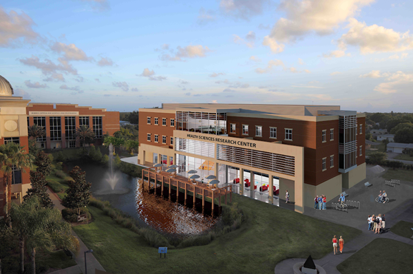 Focused on the future: Florida Tech's $18 million Health Sciences Research Center will break ground in spring 2020 and help fill the growing demand for jobs in the biomedical and premedical fields.