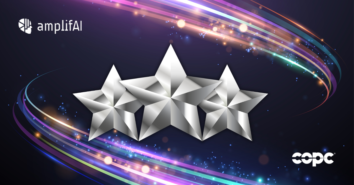 AmplifAI Continues to Shine as a Platinum Partner in the COPC Approved Technology Provider (ATP) Program