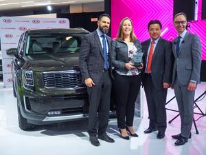 Kia Telluride nommé « Meilleur utilitaire grand format » 2020 au Canada décerné par l'Association des Journalistes Automobile du Canada (AJAC)