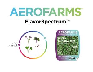 AeroFarms Micro Rainbow Mix Flavor Notes and Package Design