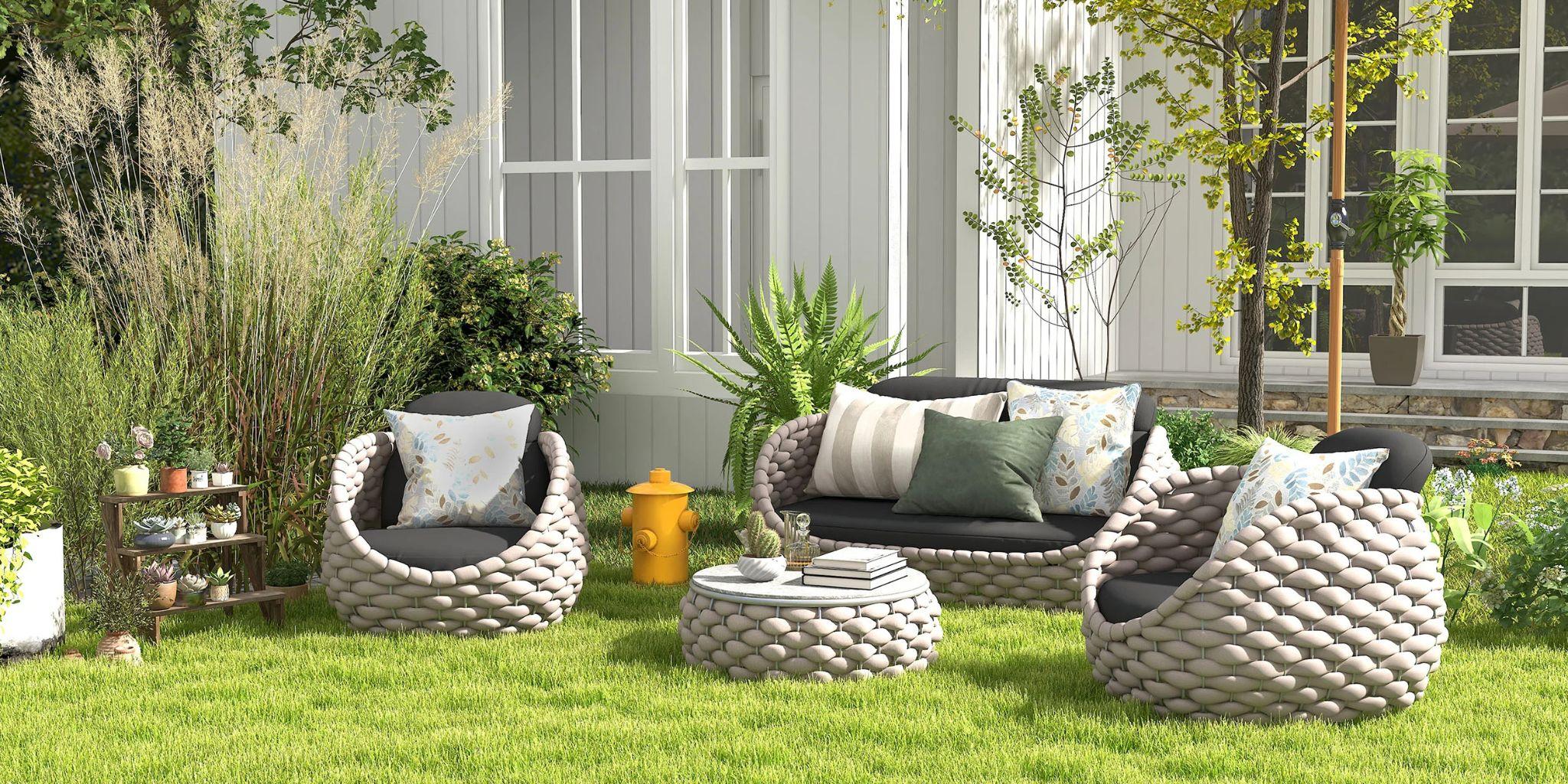 Homary Outdoor Furniture – Versatile Collections Reflecting Spring Outdoor Living Trends