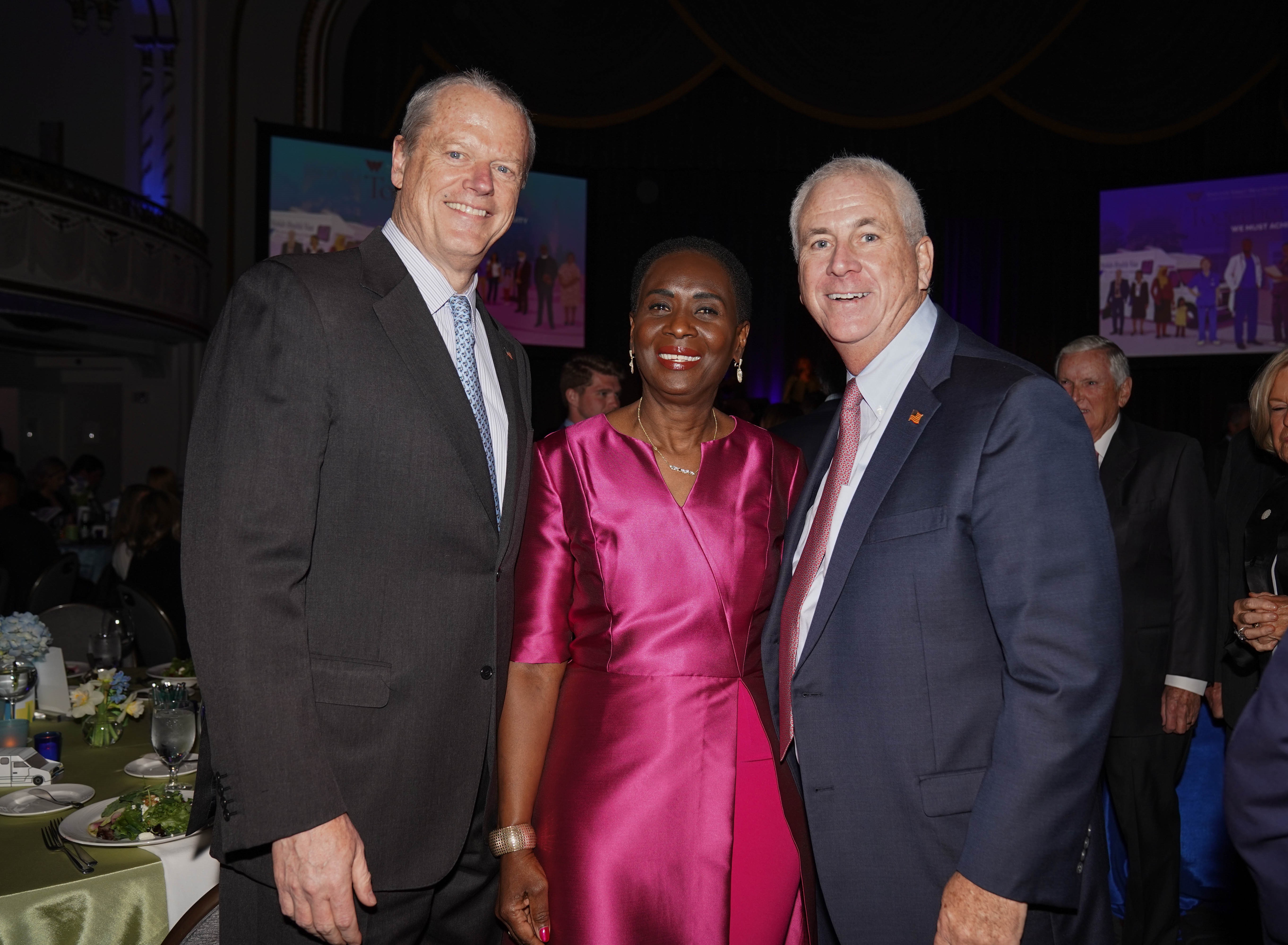 Governor Baker, Frederica Williams, Joseph Nolan, Jr.