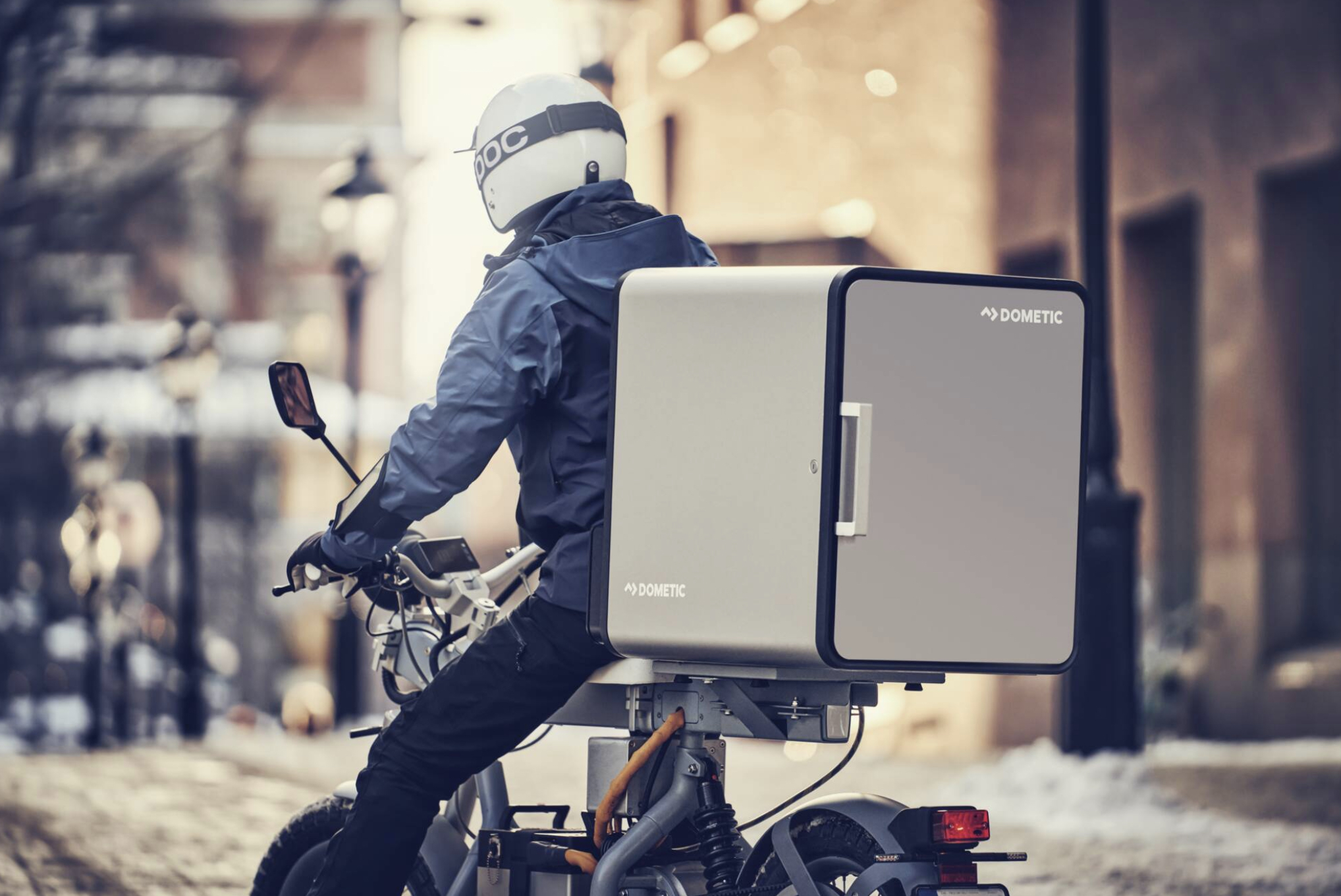 Dometic's revolutionary DeliBox is designed to preserve the quality and temperature of food or other perishables seamlessly throughout the delivery process. Photo courtesy of Dometic.